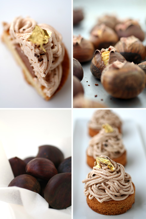 recette BOULES DE NOËL, FAÇON MONT-BLANC / Christmas balls chestnut vanilla  (EG subs) 