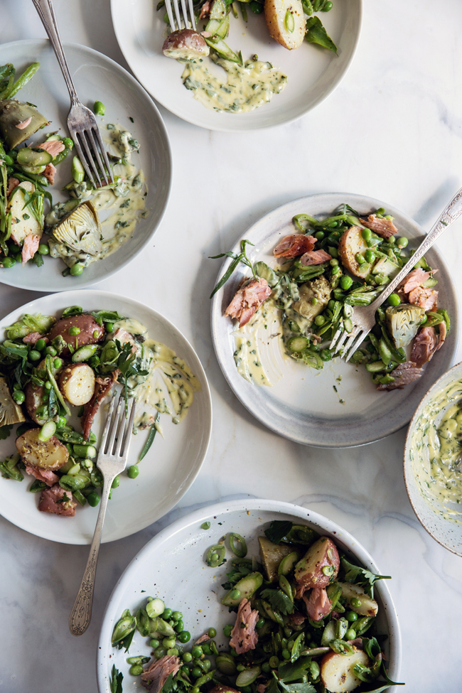 potato and smoked salmon salad by The Pantry Seattle | Cannelle et Vanille